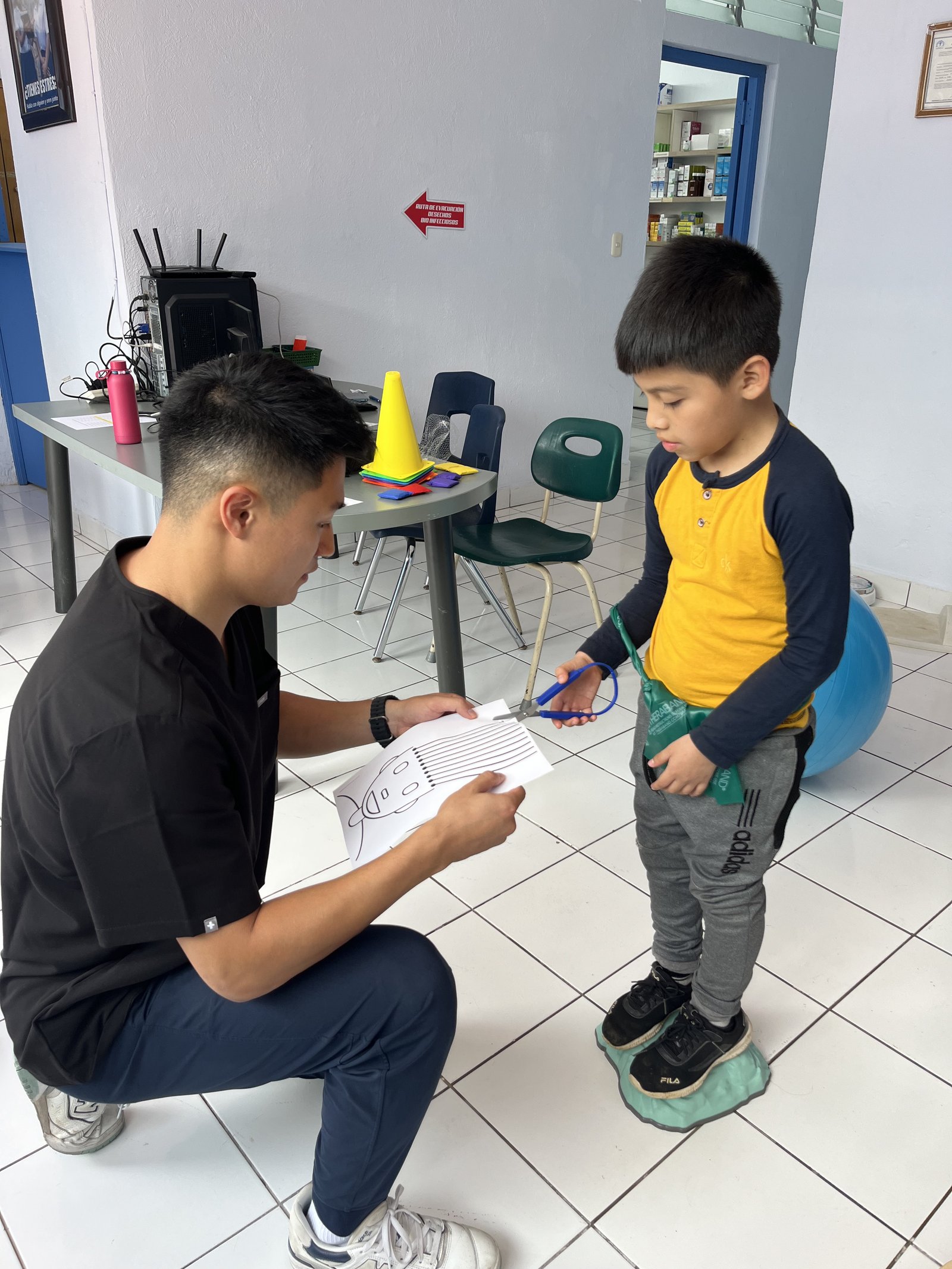 Child in therapy